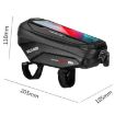WILD MAN X1 1L Red EVA Hard Shell Waterproof Bicycle Phone Bag - 3
