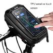 WILD MAN X1 1L Red EVA Hard Shell Waterproof Bicycle Phone Bag - 4