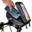 WILD MAN X1 1L Red EVA Hard Shell Waterproof Bicycle Phone Bag - 5