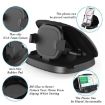 360 Rotating Suction Cup Car Dashboard Phone Holder - Black - 3