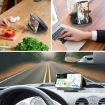 360 Rotating Suction Cup Car Dashboard Phone Holder - Black - 8