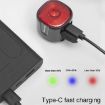 ENLEE EN09 Bicycle & Motorcycle Tail Light - Bright Night Warning Light - 5