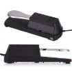 PL-02 6.35mm Connector Piano Sustain Pedal MIDI Synthesizer (Black/Chrome) - 2