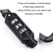 Universal Safety Code Wire Rope Helmet Lock for Motorcycles & Bicycles - 7