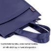 BeiDuoMei A4 Waterproof File Bag, 3-Layer Zipper Folder, Dark Blue - 7