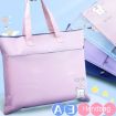 BeiDuoMei A3 Art Drawing Handbag - Simple Blue Student File Storage Bag - 2
