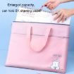 BeiDuoMei A3 Art Drawing Handbag - Simple Blue Student File Storage Bag - 8