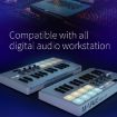 M-VAVE SMK-25 USB MIDI Keyboard Controller, 8 Drum Pads, White - 5