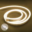 2m USB 5V LED Light Strip - Flexible Neon Silicone, Warm Color - 4