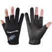 Waterproof Black Fingerless Non-Slip Fishing Gloves - Wear-Resistant Lure - 1