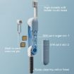 Sky Blue Bluetooth Earphone Cleaning Tool - Multi-Function Dust Brush - 4