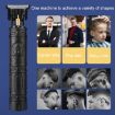 Gold Dragon and Phoenix Electrical Haircut Pusher - Household Haircut Tool - 9