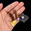 Mini Knife Keychain with Holster - Long Kitchen Knife Sanding Model - 7