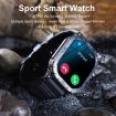 K63 1.96" Heart Rate/Blood Oxygen Smart Watch, Bluetooth Call, Orange - 2