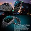 K63 1.96" Heart Rate/Blood Oxygen Smart Watch, Bluetooth Call, Orange - 8