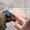 K63 1.96" Heart Rate/Blood Oxygen Smart Watch, Bluetooth Call, Orange - 9