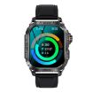 K63 1.96" Heart Rate/Blood Oxygen Bluetooth Call Sports Smartwatch Black - 1