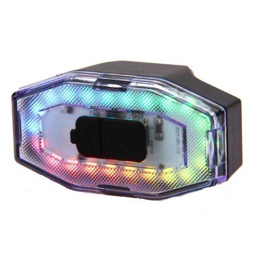 BF-915 Rechargeable 60 Lumen Bike Tail & Helmet Warning Light - 1