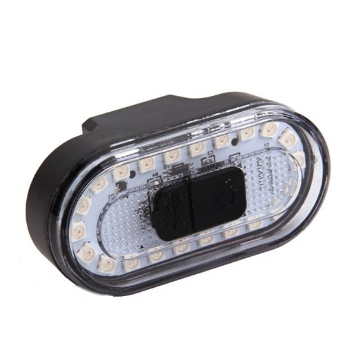 BF-911 Rechargeable 60 Lumen Colorful Bike Tail & Helmet Warning Light - 1