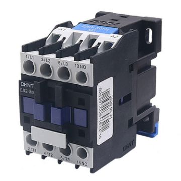 CHNT CJX2-1801 18A 220V AC Contactor with Silver Alloy Contacts - 1