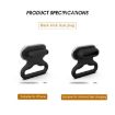 Type-C 2 In 1 Charging Port Dust Plug & Lanyard Set - Black - 4