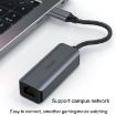 JINGHUA Type-C Gigabit LAN Converter - Driverless Network Card Adapter - 3