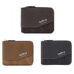 Baellerry D5106 RFID Anti-theft Retro Zipper Wallet Coin Purse Black - 2
