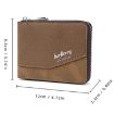 Baellerry D5106 RFID Anti-theft Retro Zipper Wallet Coin Purse Black - 3