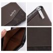 Baellerry D5106 RFID Anti-theft Retro Zipper Wallet Coin Purse Black - 5