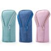 Large Capacity Blue Upright Pencil Case - Portable Office Exam Bag - 2