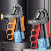 Adjustable Hand Grip Strengthener 5-100kg with Mechanical Counter Red - 2