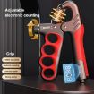 Adjustable Hand Grip Strengthener 5-100kg with Mechanical Counter Red - 3