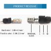 5-Pole Waterproof T-Wire Terminal Block Connector - Male & Female (Black) - 7