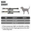 AirTag Tracker Silicone Sleeve Dog Collar, Reflective Nylon, Size L, Black - 4
