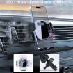 Car Air Vent Phone Holder - Automotive Navigation Bracket, Texture Model - 7