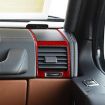 Mercedes-Benz G-Class W463 Air Vent Decoration Stickers Red 2pcs Set - 7