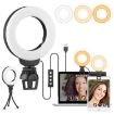 YRing48 4" 48LED Laptop Camera Ring Light with Tripod for Video Calls - 2