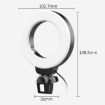 YRing48 4" 48LED Laptop Camera Ring Light with Tripod for Video Calls - 3