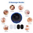 SC-195B Mini Cervical Massage Stickers EMS Pulse Therapy, 2-In-1 Remote - 4