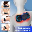 SC-195B Mini Cervical Massage Stickers EMS Pulse Therapy, 2-In-1 Remote - 9