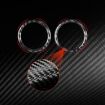 Mercedes-Benz G-Class W463 Rear Door Speaker Ring Sticker Red 2pcs Set - 4