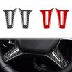 Mercedes-Benz G-Class W463 Steering Wheel Sticker Set - 2pcs Black - 2