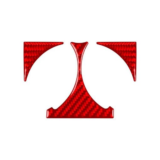 Mercedes-Benz G-Class W463 Rear Drain Cup Holder Sticker Set (Red) - 1