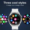 GT3Pro 1.28" Health Monitoring Smart Watch with NFC - Black Silicone - 6