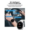 GT3Pro 1.28" Health Monitoring Smart Watch with NFC - Black Leather - 4