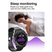 GT3Pro 1.28" Health Monitoring Smart Watch with NFC - Black Steel - 9