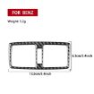 Mercedes-Benz G-Class W463 Rear Air Vent Sticker Set (3pcs, Red) - 3