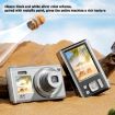 4K HD 60MP Dual Screen Selfie Camera, Optical Zoom, No Memory (Silver) - 4