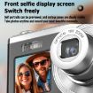 4K HD 60MP Dual Screen Selfie Camera, Optical Zoom, No Memory (Silver) - 5