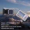 4K HD Dual Lens Digital Camera 50MP Dual Screen Selfie - Silver - 2
